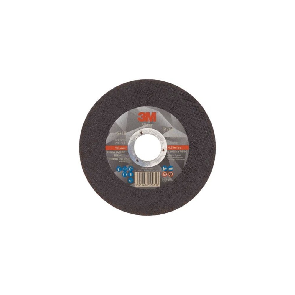 47079 SILVER T41 DISCO DA TAGLIO 115 MM X 1 MM X 22 MM 3M™ cf 50 pz Dinamitek 2