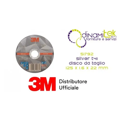 47092 SILVER T41 DISCO DA TAGLIO 125 MM X 1