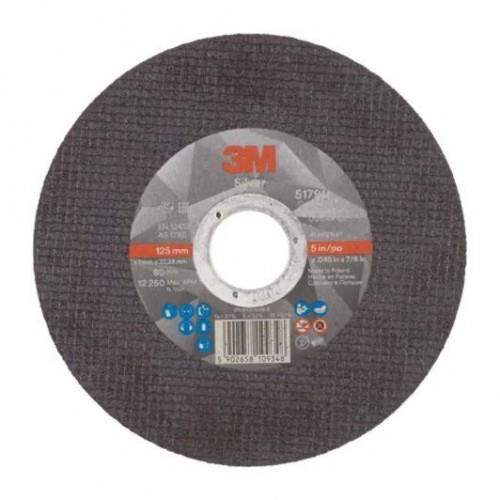 47088 SILVER T41 DISCO DA TAGLIO 125 MM X 1 MM X 22 MM 3M™ cf 50 pz Dinamitek 2
