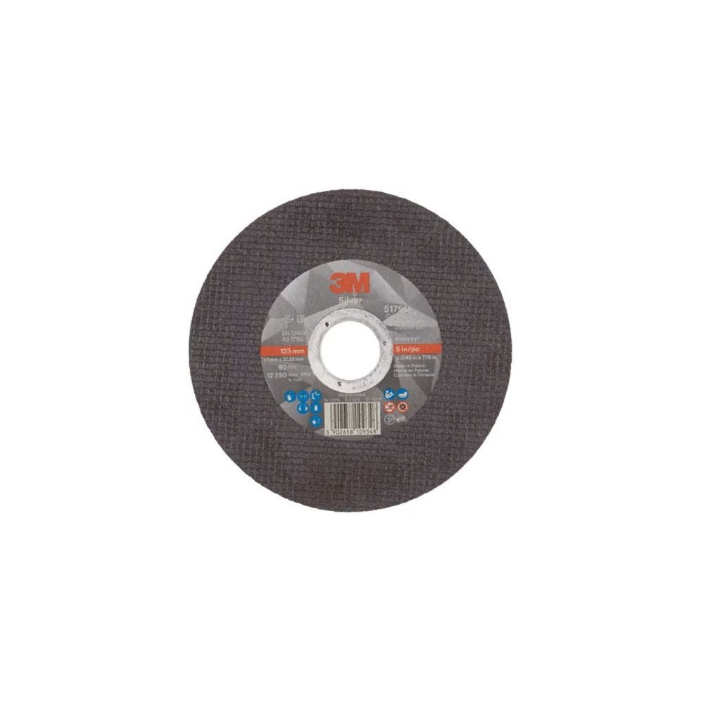 47088 SILVER T41 DISCO DA TAGLIO 125 MM X 1 MM X 22 MM 3M™ cf 50 pz Dinamitek 2