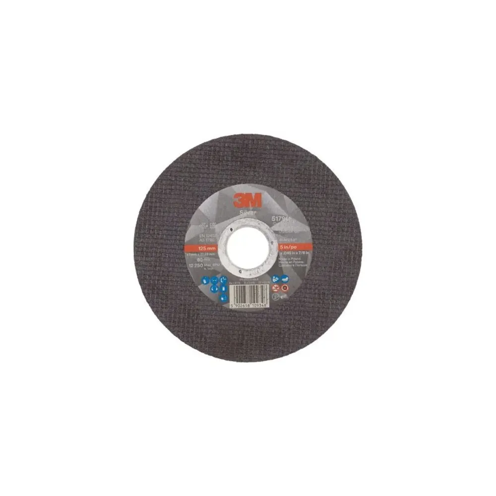 47088 SILVER T41 DISCO DA TAGLIO 125 MM X 1 MM X 22 MM 3M™ cf 50 pz Dinamitek 2