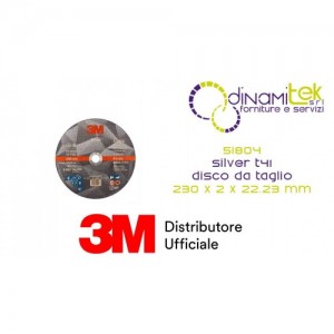 47126 SILVER T41 DISCO DA TAGLIO 230 MM X 2 MM X 22.23 MM 3M™ cf 50 pz Dinamitek 1