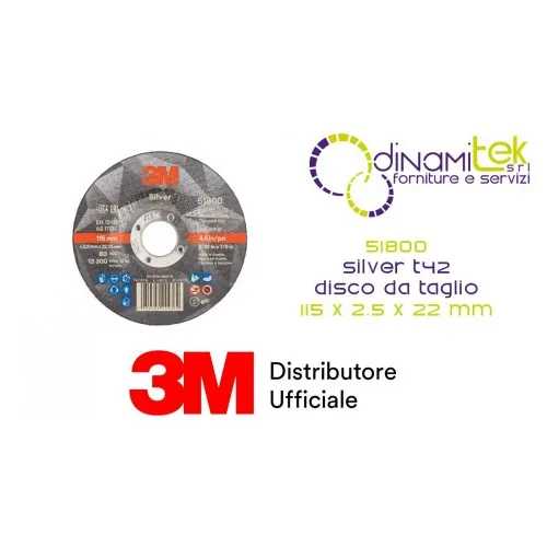 47113 SILVER T42 DISCO DA TAGLIO 115 MM X 2