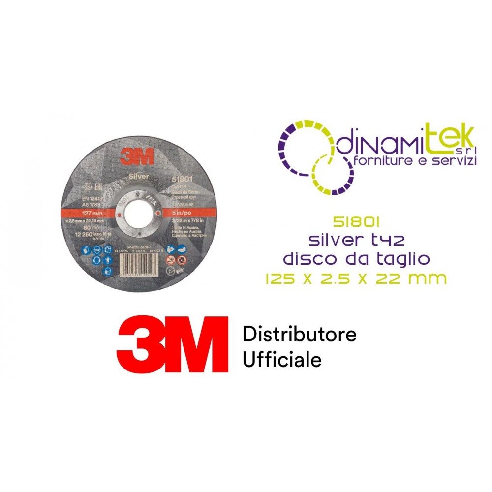 47115 SILVER T42 DISCO DA TAGLIO 125 MM X 2
