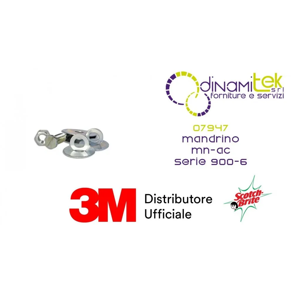07947 MANDRINO MN-AC SERIE 900-6 3M SCOTCH-BRITE™ Dinamitek 1
