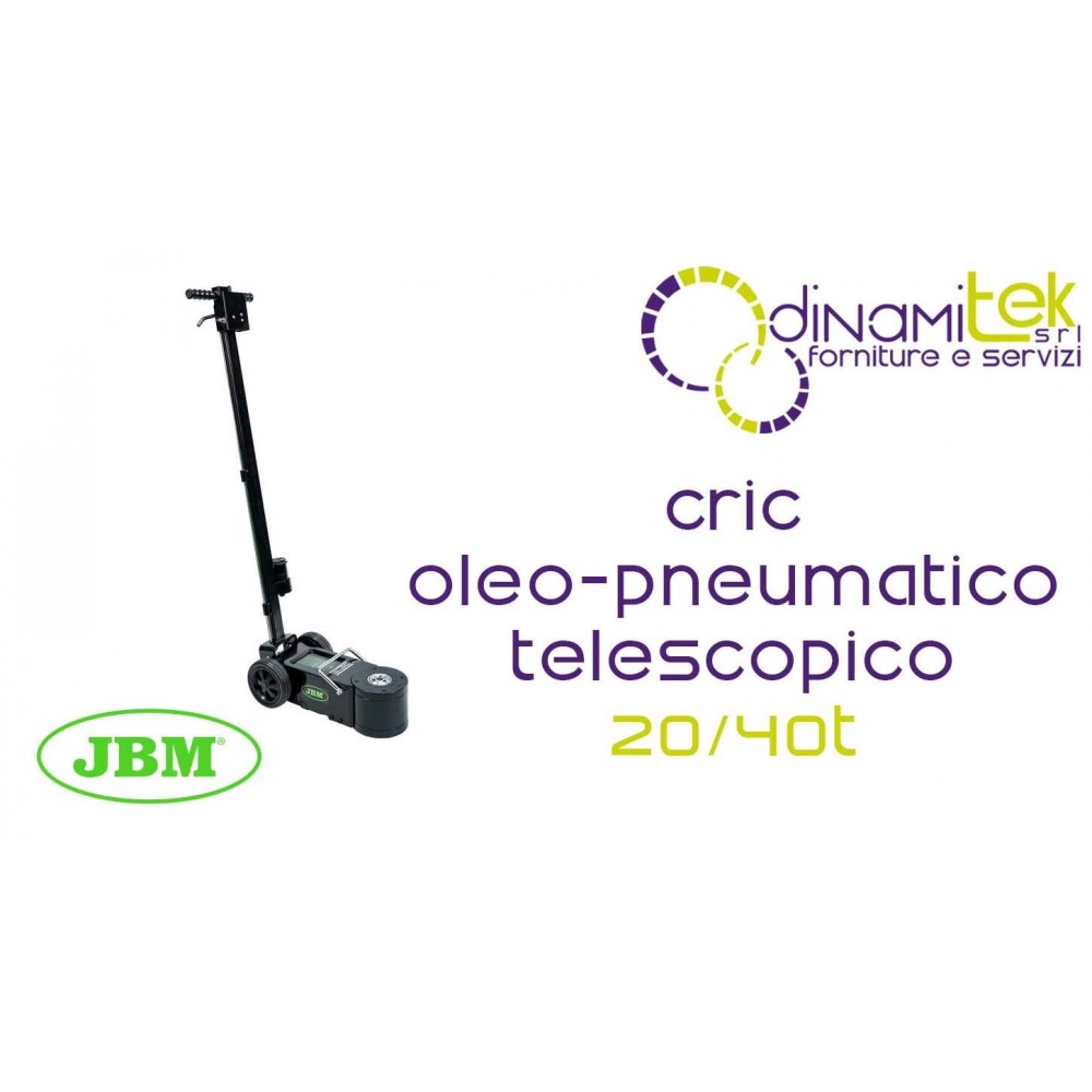 JBM 54516 CRIC OLEO-PNEUMATICO TELESCOPICO 20/40T Dinamitek 1