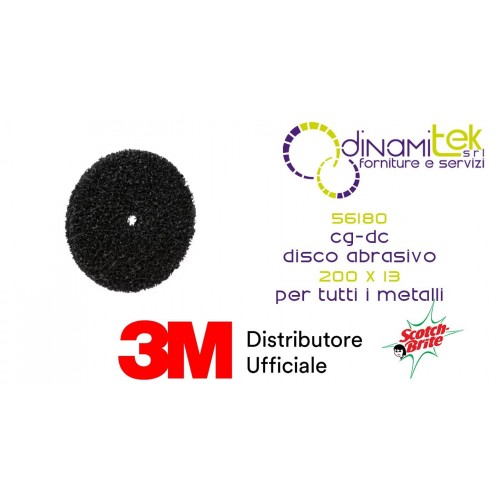 56180 CG-DC DISCO ABRASIVO 200 X 13 PER TUTTI I METALLI 3M SCOTCH-BRITE Dinamitek 1