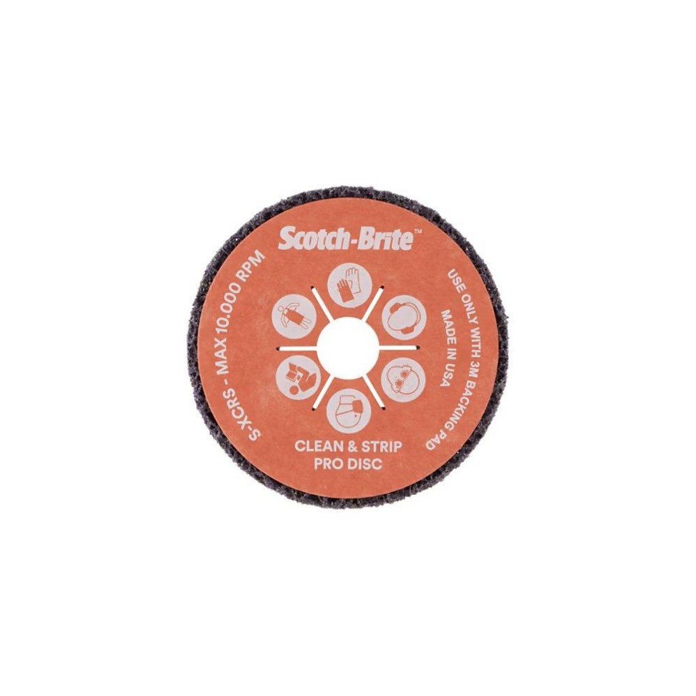 51880 XTPRO115DB DISCO CLEAN AND STRIP XT PRO CON SUPPORTO IN CARTA S XCRS 115 MM X 22 MM 3M SCOTCH-BRITE™ Dinamitek 3