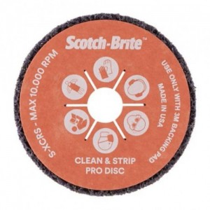 51880 XTPRO115DB DISCO CLEAN AND STRIP XT PRO CON SUPPORTO IN CARTA S XCRS 115 MM X 22 MM 3M SCOTCH-BRITE™ Dinamitek 3