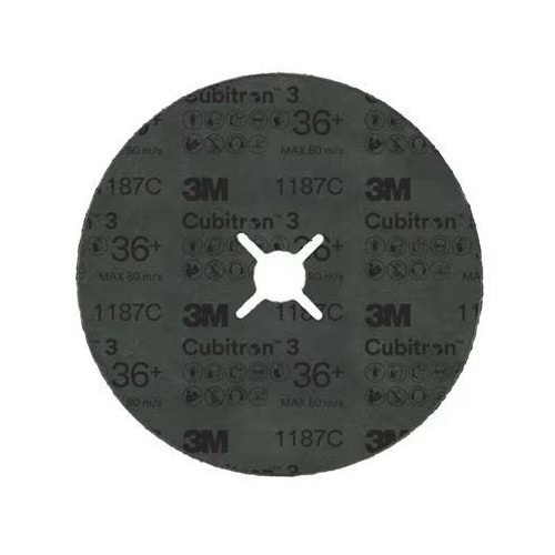 1187C 36+ DISCO IN FIBRA 180 MM X 22 MM SCANALATO FUSTELLA 709EQ 3M™ CUBITRON™ 3 cf 25 pz Dinamitek 3