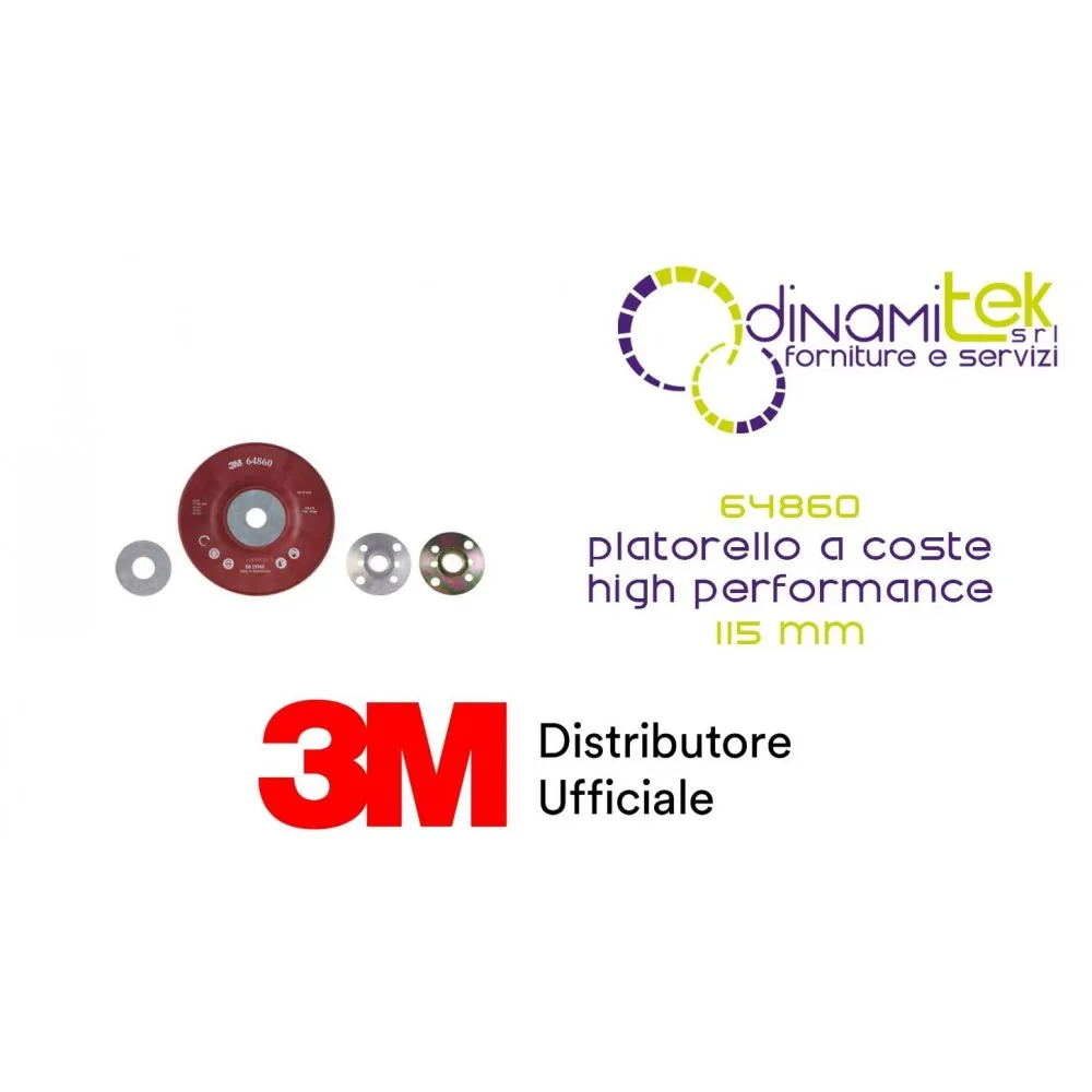 64860 PLATORELLO A COSTE HIGH PERFORMANCE 115 MM 3M™ Dinamitek 1