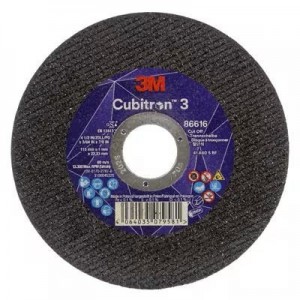 86616 T41 DISCO DA TAGLIO 60+ 115 MM X 1 MM X 22.23 MM EN 3M™ CUBITRON™ 3 cf 50 pz Dinamitek 2