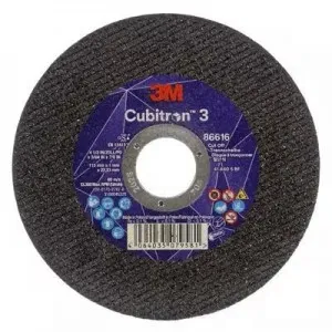 86616 T41 DISCO DA TAGLIO 60+ 115 MM X 1 MM X 22.23 MM EN 3M™ CUBITRON™ 3 cf 50 pz Dinamitek 2