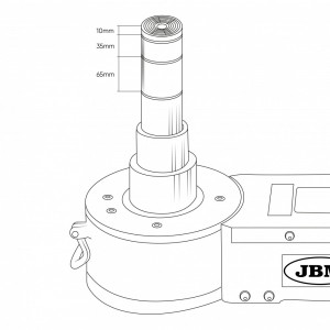 JBM 54517 CRIC OLEO-PNEUMATICO TELESCOPICO 15/20/40T Dinamitek 8