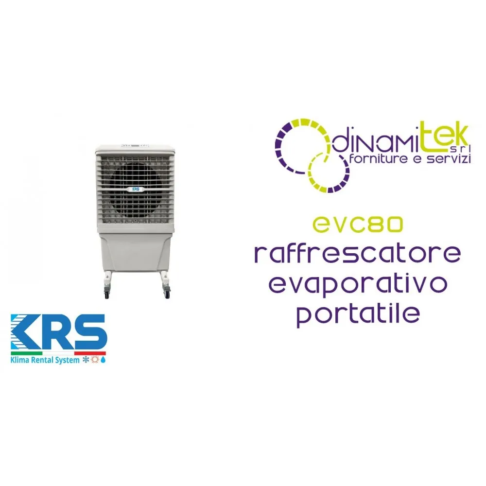 EVC80 RAFFRESCATORE EVAPORATIVO PORTATILE KRS Dinamitek 1