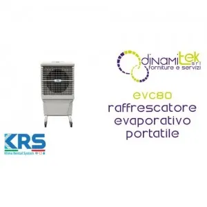 EVC80 RAFFRESCATORE EVAPORATIVO PORTATILE KRS Dinamitek 1