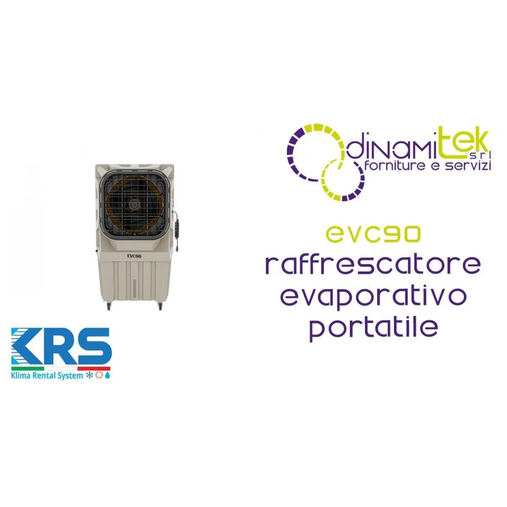 EVC90 RAFFRESCATORE EVAPORATIVO PORTATILE KRS Dinamitek 1