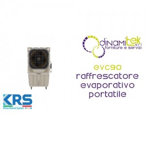 EVC90 RAFFRESCATORE EVAPORATIVO PORTATILE KRS Dinamitek 1
