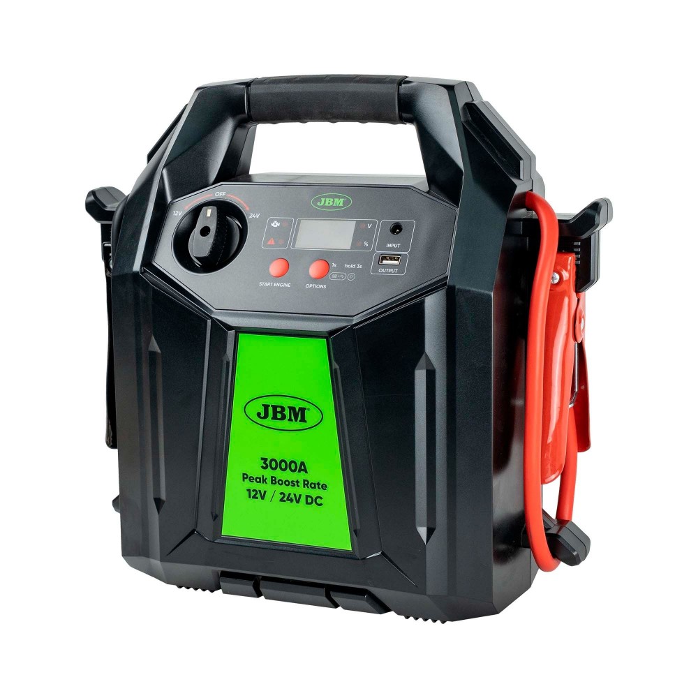 JBM 55020 AVVIATORE MULTIFUNZIONE PER VEICOLI 12V/24V 48.000MAH Dinamitek 2