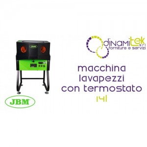 JBM 54342 MACCHINA LAVAPEZZI CON TERMOSTATO 14L Dinamitek 1