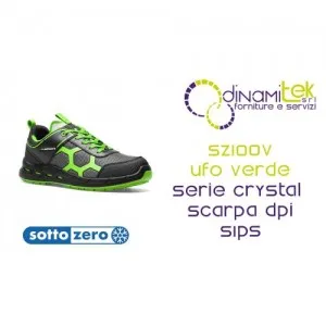 SOTTOZERO SZ100V UFO VERDE SCARPA ANTINFORTUNISTICA S1PS Dinamitek 1