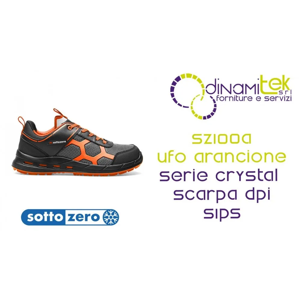 SOTTOZERO SZ100A UFO ARANCIO SCARPA ANTINFORTUNISTICA S1PS Dinamitek 1