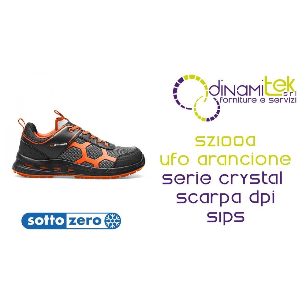 SOTTOZERO SZ100A UFO ARANCIO SCARPA ANTINFORTUNISTICA S1PS Dinamitek 1