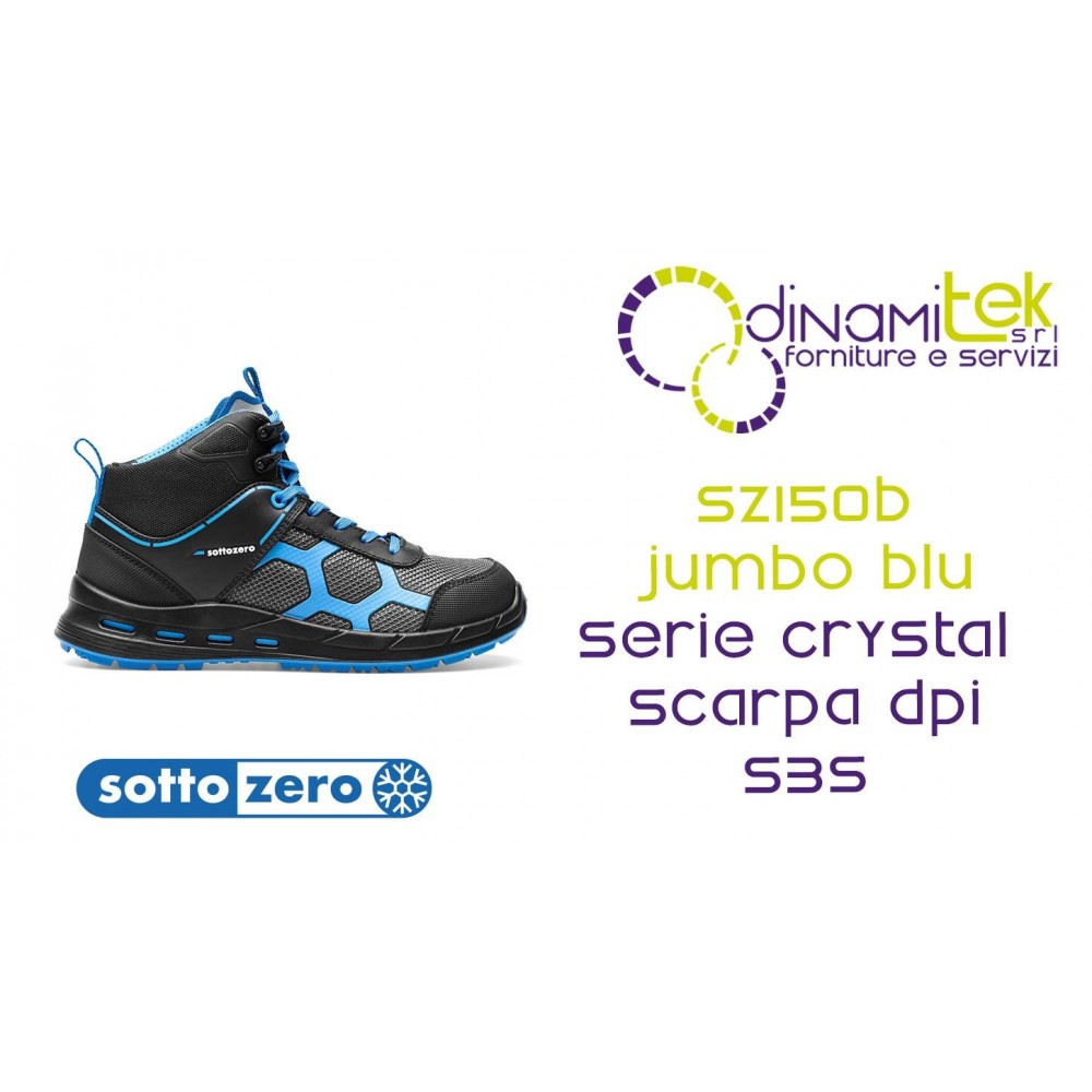 SOTTOZERO SZ150B JUMBO BLU SCARPA ANTINFORTUNISTICA ALTA S3S Dinamitek 1