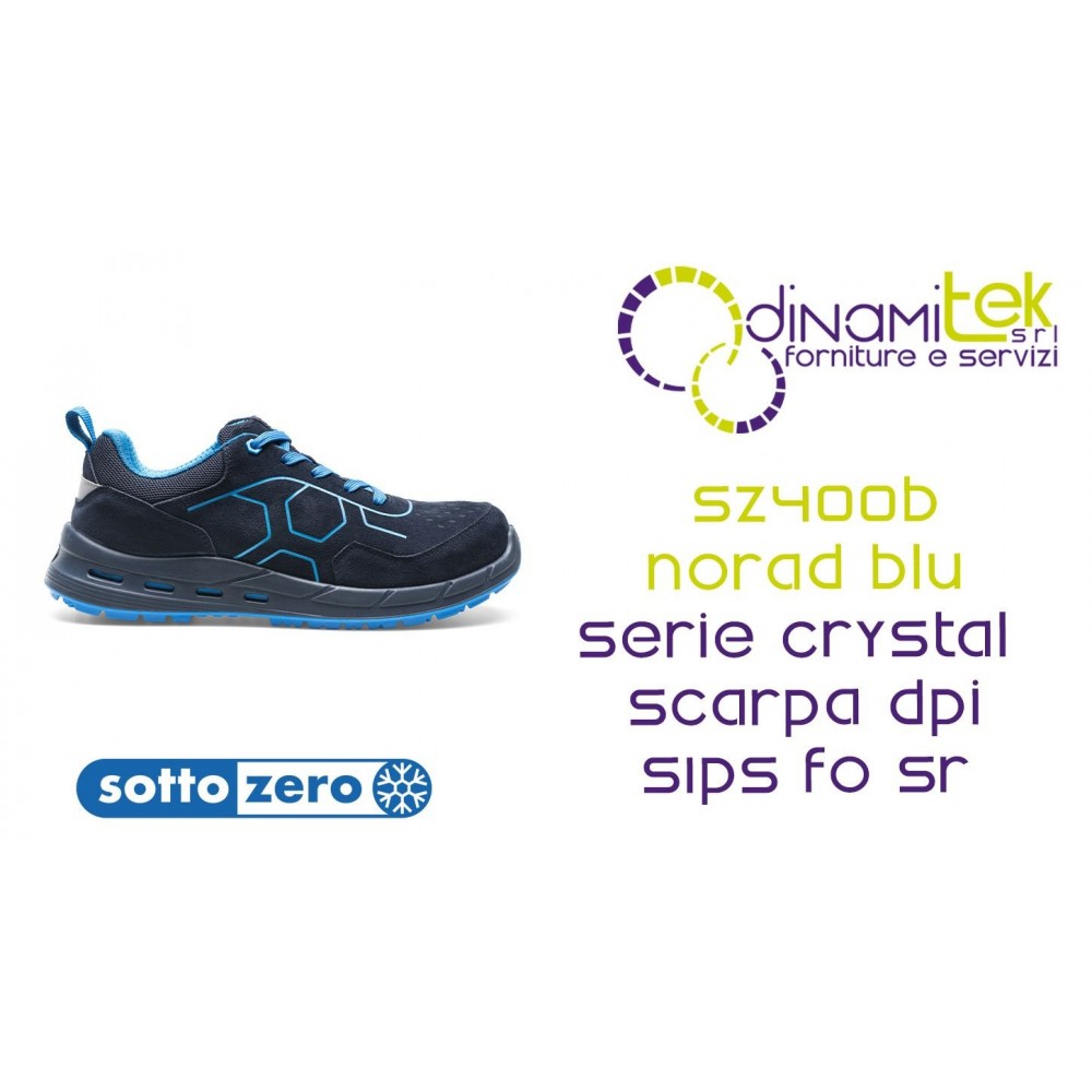 SOTTOZERO SZ400B NORAD BLU ROYAL  SCARPA ANTINFORTUNISTICA S1PS FO SR Dinamitek 1