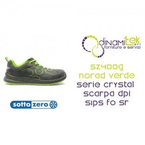SOTTOZERO SZ400G NORAD GRIGIO VERDE SCARPA ANTINFORTUNISTICA S1PS FO SR Dinamitek 1