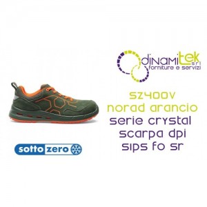 SOTTOZERO SZ400V NORAD VERDE ARANCIO SCARPA ANTINFORTUNISTICA S1PS FO SR Dinamitek 1