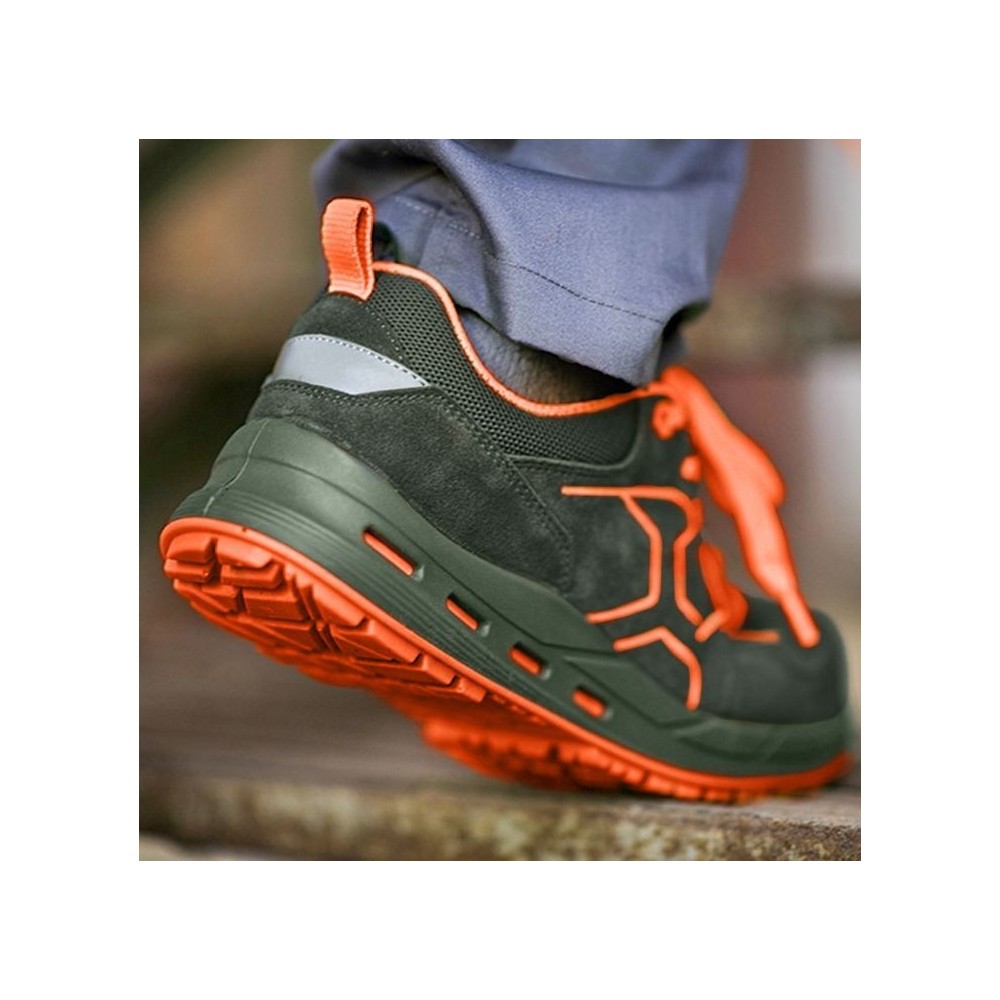 SOTTOZERO SZ400V NORAD VERDE ARANCIO SCARPA ANTINFORTUNISTICA S1PS FO SR Dinamitek 4