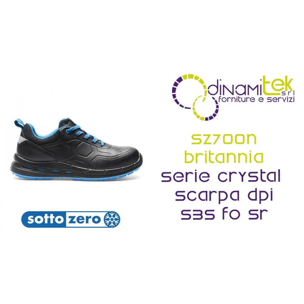 SOTTOZERO SZ700N BRITANNIA SCARPA ANTINFORTUNISTIC S3S FO SR Dinamitek 1