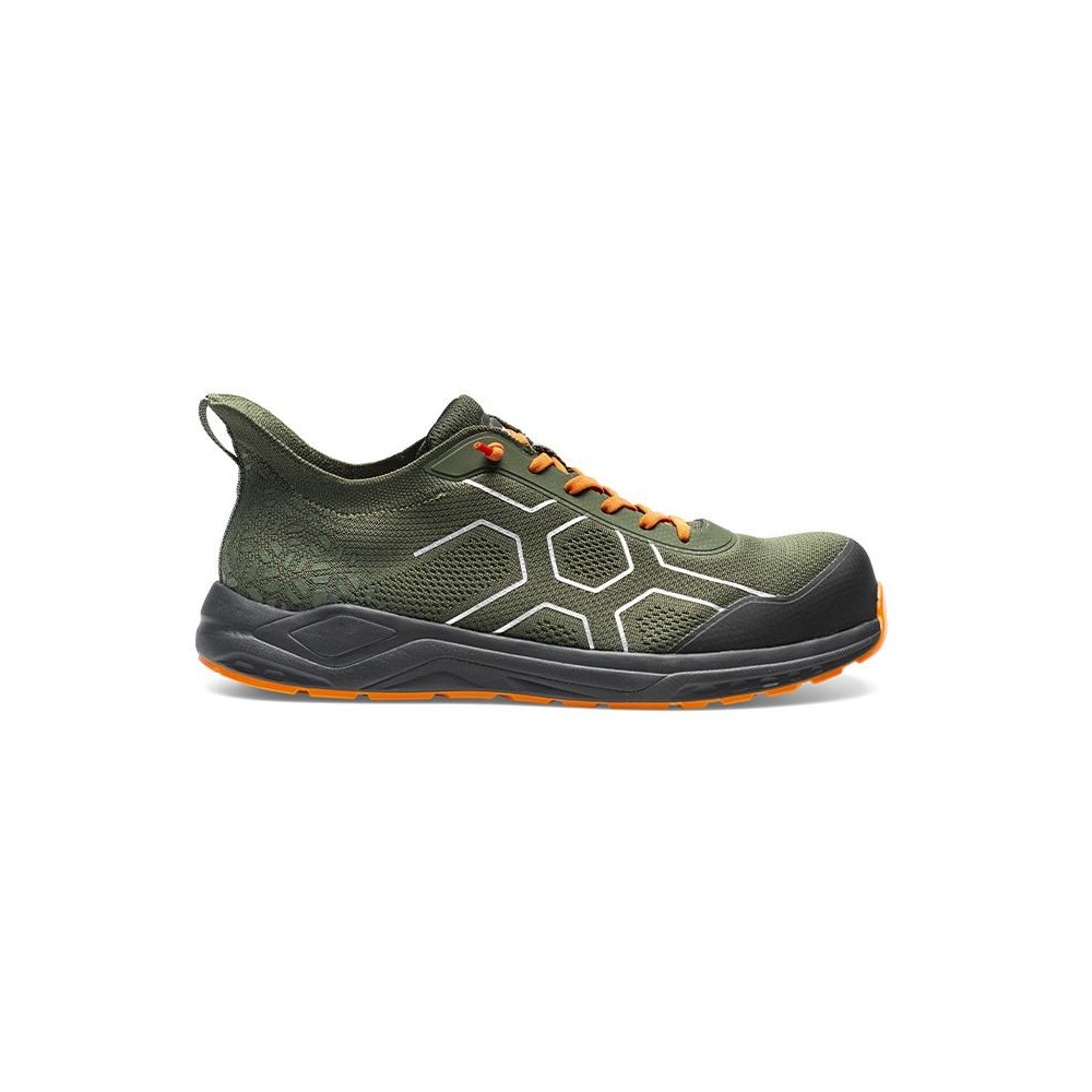SOTTOZERO SZ500A FLEXIFLY VERDE ARANCIO SCARPA ANTINFORTUNISTICA S1PS FO SR HRO Dinamitek 3