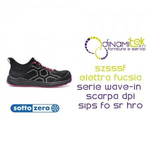 SOTTOZERO SZ555F ELETTRA NERA FUCSIA SCARPA ANTINFORTUNISTICA S1PS FO SR HRO Dinamitek 1