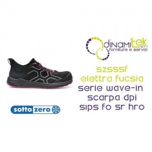 SOTTOZERO SZ555F ELETTRA NERA FUCSIA SCARPA ANTINFORTUNISTICA S1PS FO SR HRO Dinamitek 1