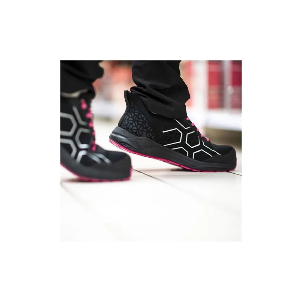 SOTTOZERO SZ555F ELETTRA NERA FUCSIA SCARPA ANTINFORTUNISTICA S1PS FO SR HRO Dinamitek 5