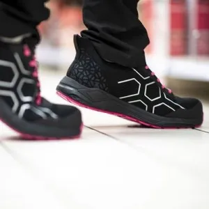 SOTTOZERO SZ555F ELETTRA NERA FUCSIA SCARPA ANTINFORTUNISTICA S1PS FO SR HRO Dinamitek 5