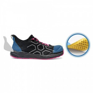 SOTTOZERO SZ555F ELETTRA NERA FUCSIA SCARPA ANTINFORTUNISTICA S1PS FO SR HRO Dinamitek 6