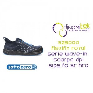 SOTTOZERO SZ500B FLEXIFLY BLU ROYAL SCARPA ANTINFORTUNISTICA S1PS FO SR HRO Dinamitek 1
