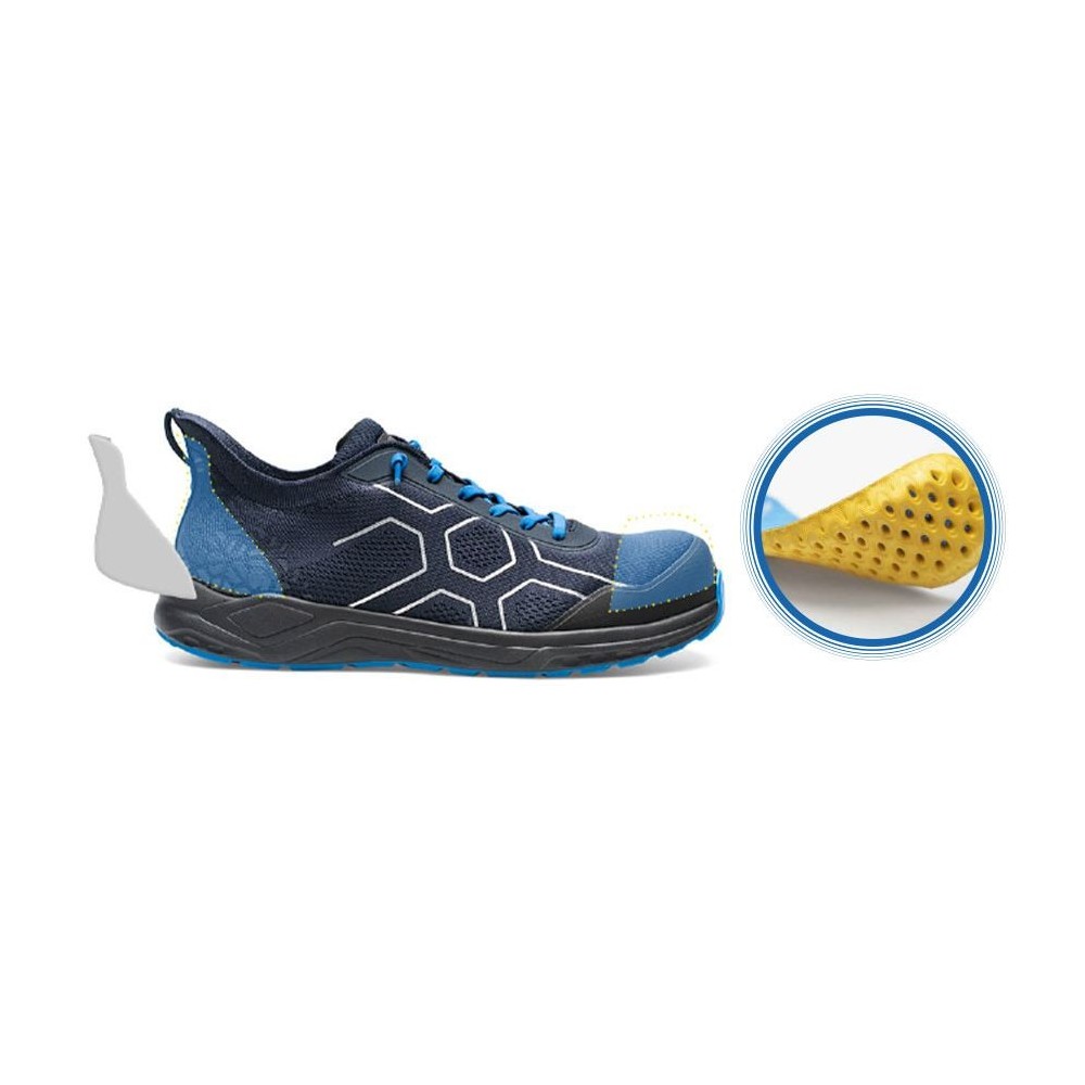 SOTTOZERO SZ500B FLEXIFLY BLU ROYAL SCARPA ANTINFORTUNISTICA S1PS FO SR HRO Dinamitek 6