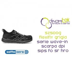 SOTTOZERO SZ500G FLEXIFLY NERA GRIGIA SCARPA ANTINFORTUNISTICA S1PS FO SR HRO Dinamitek 1