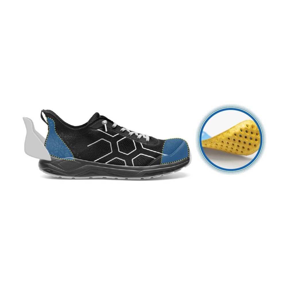 SOTTOZERO SZ500G FLEXIFLY NERA GRIGIA SCARPA ANTINFORTUNISTICA S1PS FO SR HRO Dinamitek 4