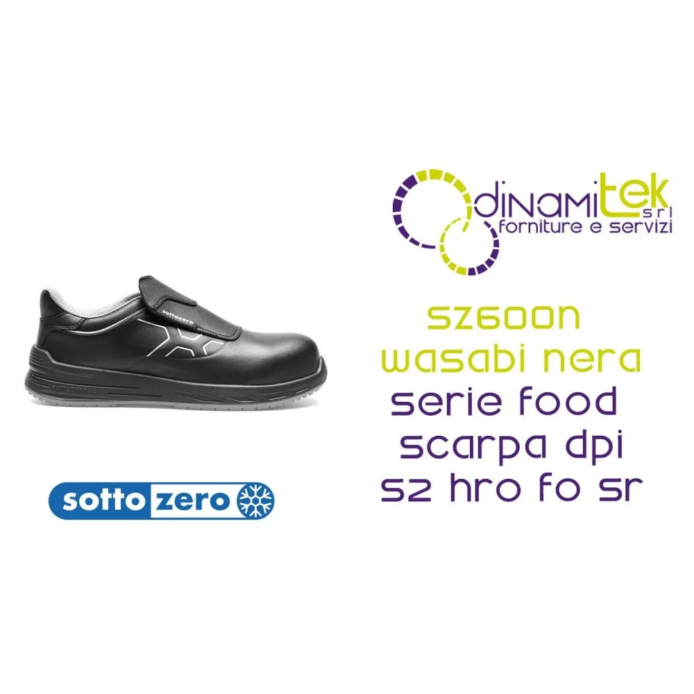 SOTTOZERO SZ600N WASABI NERA SCARPA DPI ALIMENTARE S2 HRO FO SR Dinamitek 1