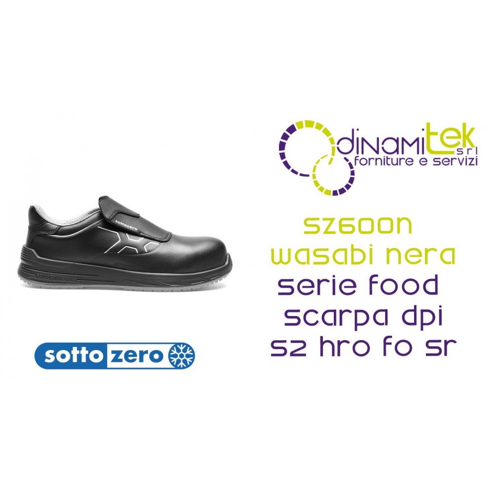 SOTTOZERO SZ600N WASABI NERA SCARPA DPI ALIMENTARE S2 HRO FO SR Dinamitek 1