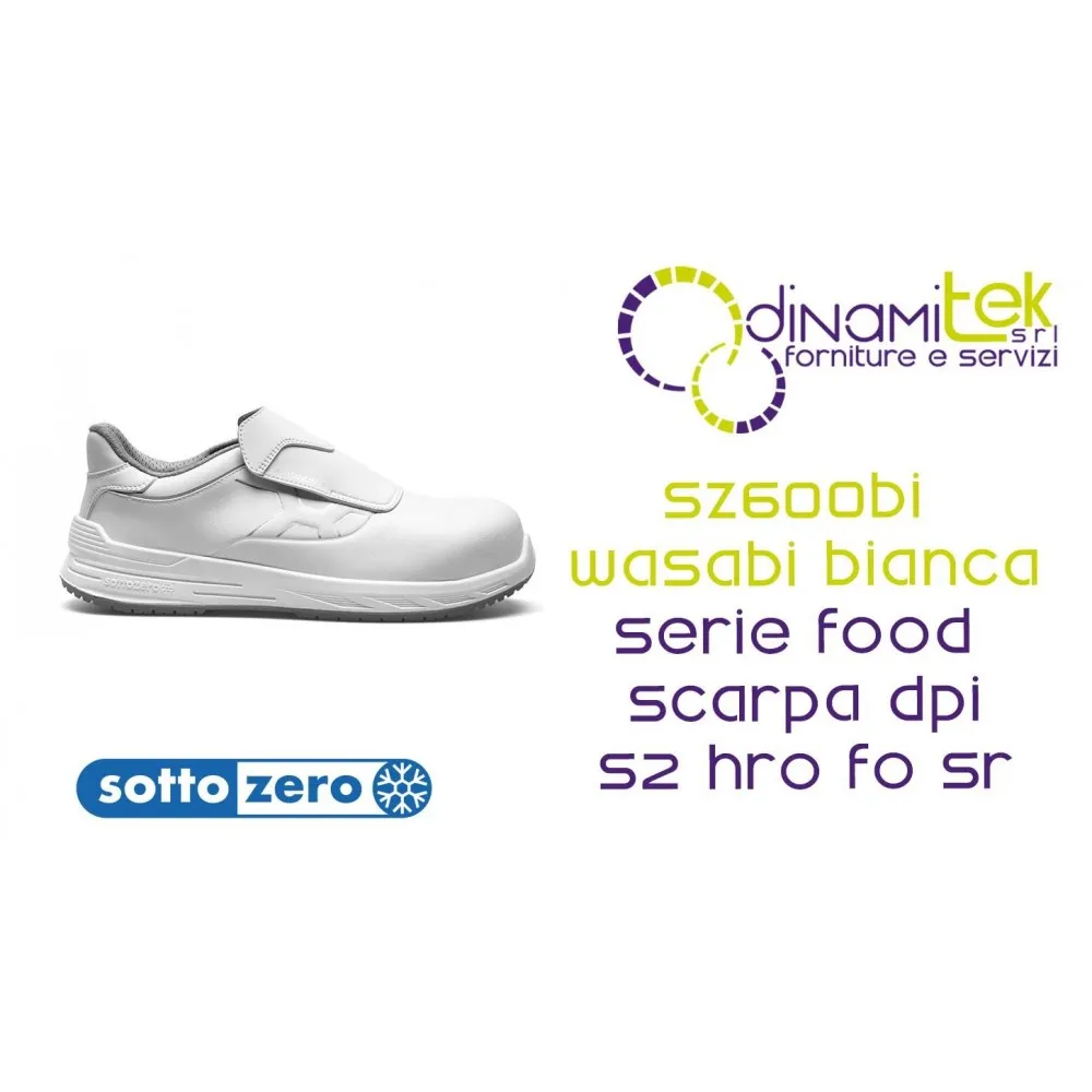 SOTTOZERO SZ600BI WASABI BIANCA SCARPA DPI ALIMENTARE S2 HRO FO SR Dinamitek 1