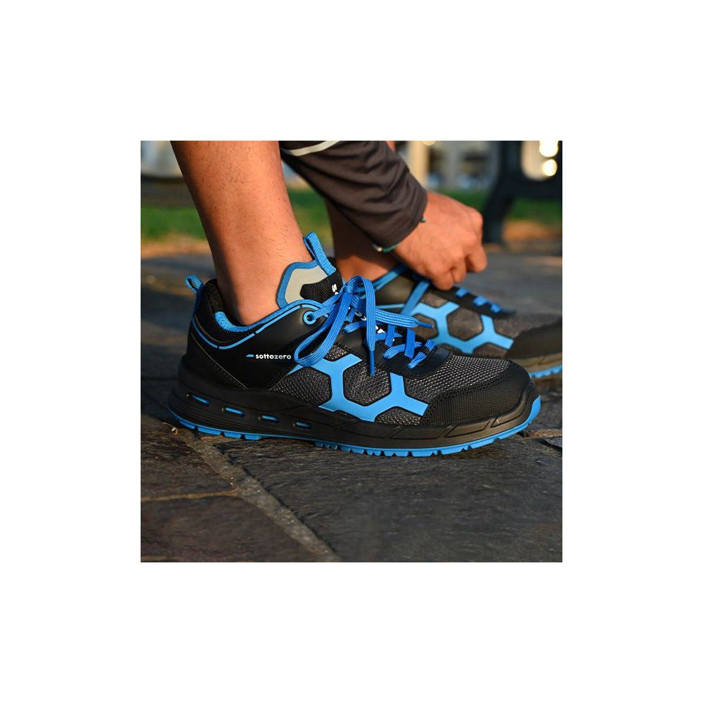 SOTTOZERO SZ100B UFO BLU SCARPA ANTINFORTUNISTICA S1PS Dinamitek 9