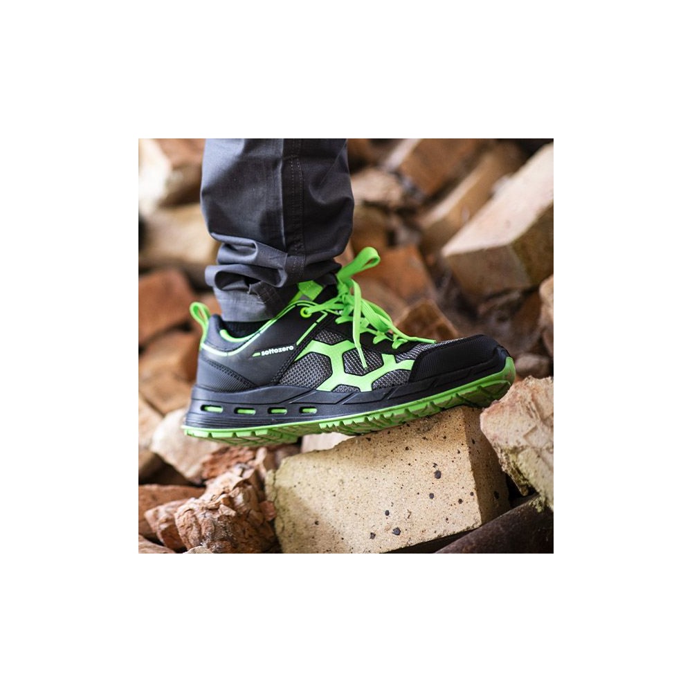 SOTTOZERO SZ100V UFO VERDE SCARPA ANTINFORTUNISTICA S1PS Dinamitek 9