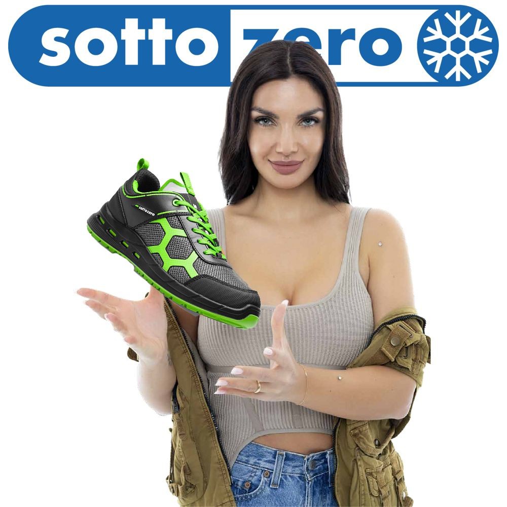 SOTTOZERO SZ100V UFO VERDE SCARPA ANTINFORTUNISTICA S1PS Dinamitek 2