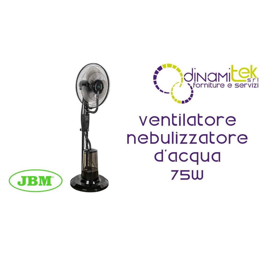 JBM 54125 VENTILATORE NEBULIZZATORE D'ACQUA 75W Dinamitek 1